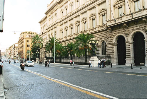 Palazzo della Banca d'Italia på Via Nazionale 