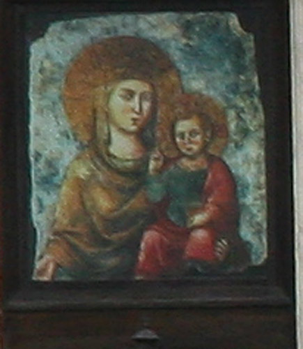 Edicola med Madonna della Strada i Via di San Marco. cop.Leif Larsson