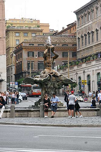 Fontana del Tritone på Piazza Barberini