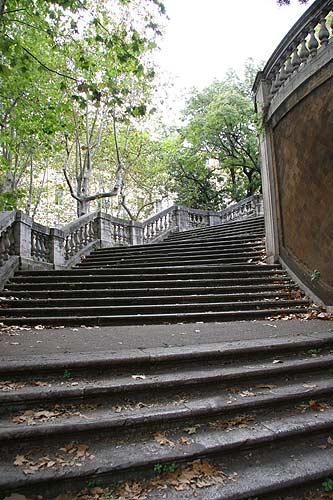 Foto fra Giardino del Quirinale: trappe op til parken