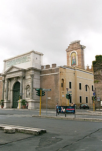 Porta Pia set fra Piazzale di Porta Pia 