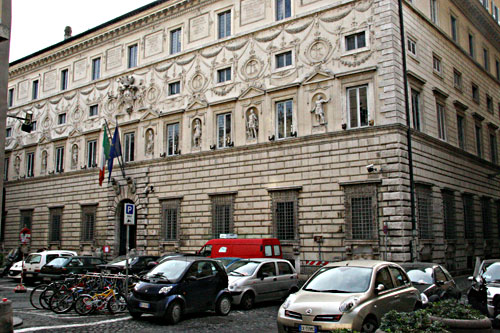 Palazzo Spada på Piazza Capo di Ferro. foto cop.: Leif Larsson
