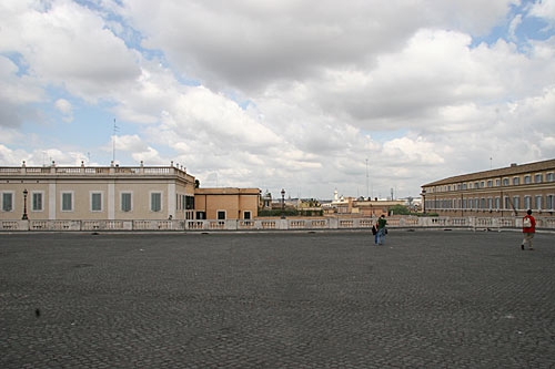 Udsigtspost på Piazza del Quirinale 