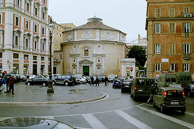 Piazza di San Bernardo med Kirken San Bernardo alle Terme