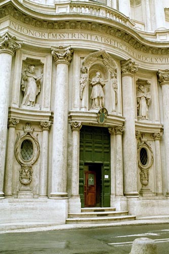 Kirken San Carlo, kaldet San Carlino, alle Quattro Fontane 