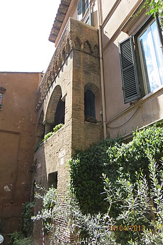 Rester af gammel synagoge i Vicolo dell'Atleta - cop.Kasper Gramstrup Olesen