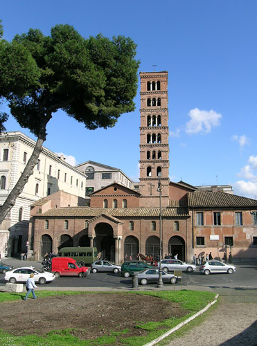 Santa Maria in Cosmedin på Piazza della Bocca della Verità - foto cop.Bo Lundin