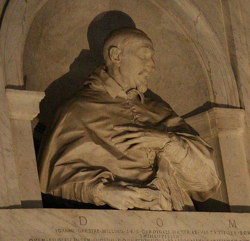 Foto af Gravmæle for Kardinal Garcia Millini i Kirken Santa Maria del Popolo