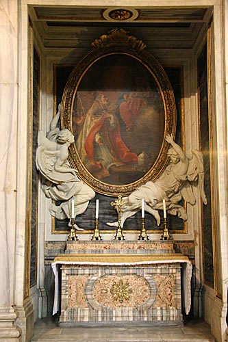 1. alter i venstre side (Altare di San Leone Magno)