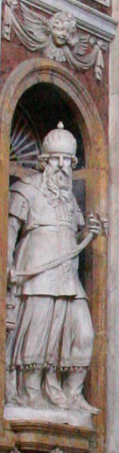 Statue af "Aronne", udført af Nicola Cordier