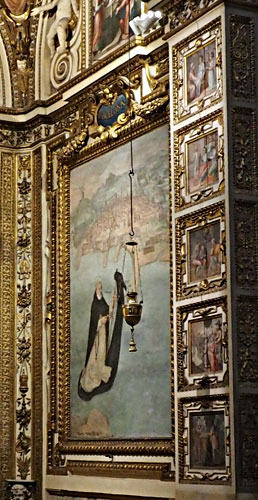 Santa Maria di Monserrato: 2.Kapel i venstre side - cop.Bo Lundin