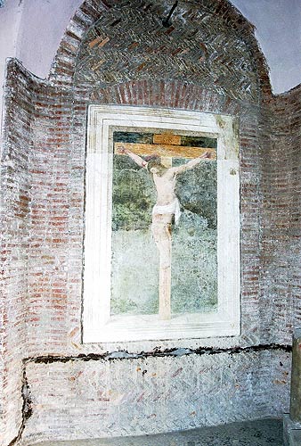 Fresko i Oratorio Mariano all'Esquilino: Den Korsfæstede Kristus