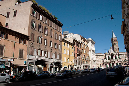 Via Merulana set mod Piazza di Santa Maria Maggiore