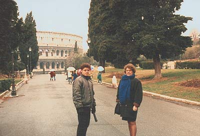 Foto af Colosseo set fra Parco Oppio