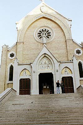 Foto af facaden på Kirken Sant'Alfonso de' Liguori på Via Merulana