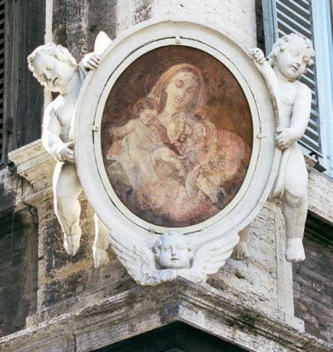 Madonna med Jesusbarnet og San Filippo Neri. cop.Leif Larsson
