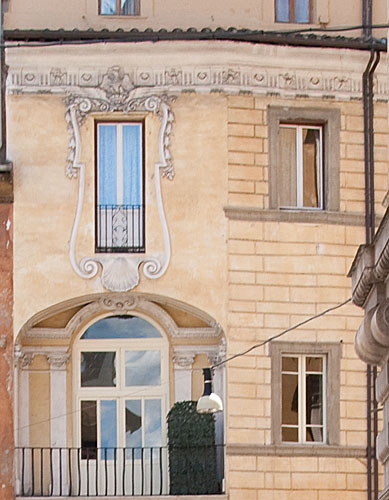 Palazzo Cenci på Piazza dei Cenci. cop. Leif Larsson