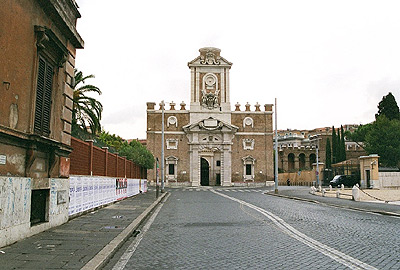 Porta Pia set fra  syd