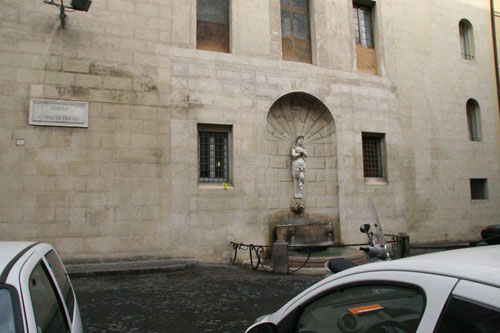 Palazzo Missini-Ossoli p� Piazza Capo di Ferro. foto cop.: Leif Larsson