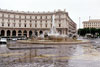 Grand Hotel i baggrunden til højre. set fra Piazza della Repubblica