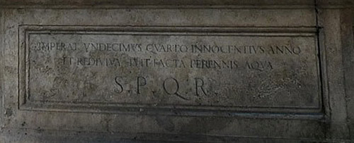 Fontænen på Piazza della Madonna dei Monti. cop.Bo Lundin