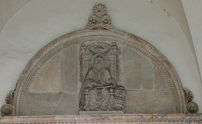 Relief af San Marco over hovedindgangen til San Marco