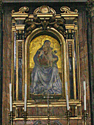 Madonna della Consolazione-fresko  i Kirken Santa Maria della Consolazione. - cop. Leif Larsson
